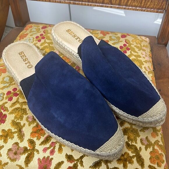 Sesto suede slip on mules size 9 - Picture 1 of 6